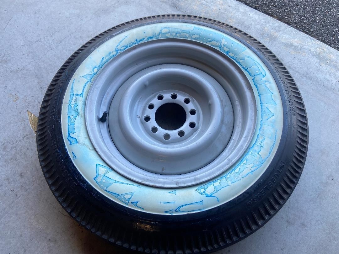 4 Vintage BF Goodrich Silvertown 5.60-14 2 1/4″ wide whites TIRES ONLY NEW READ