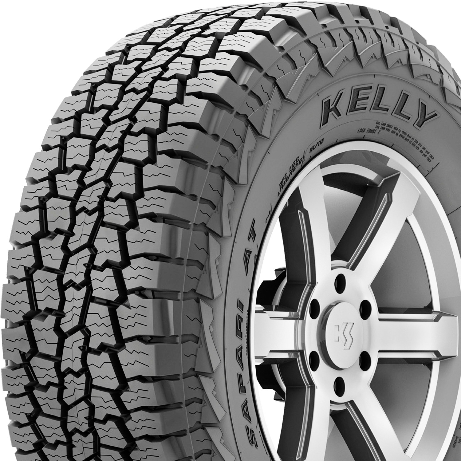4 Tires Kelly Safari A/T 275/60R20 115T AT All Terrain