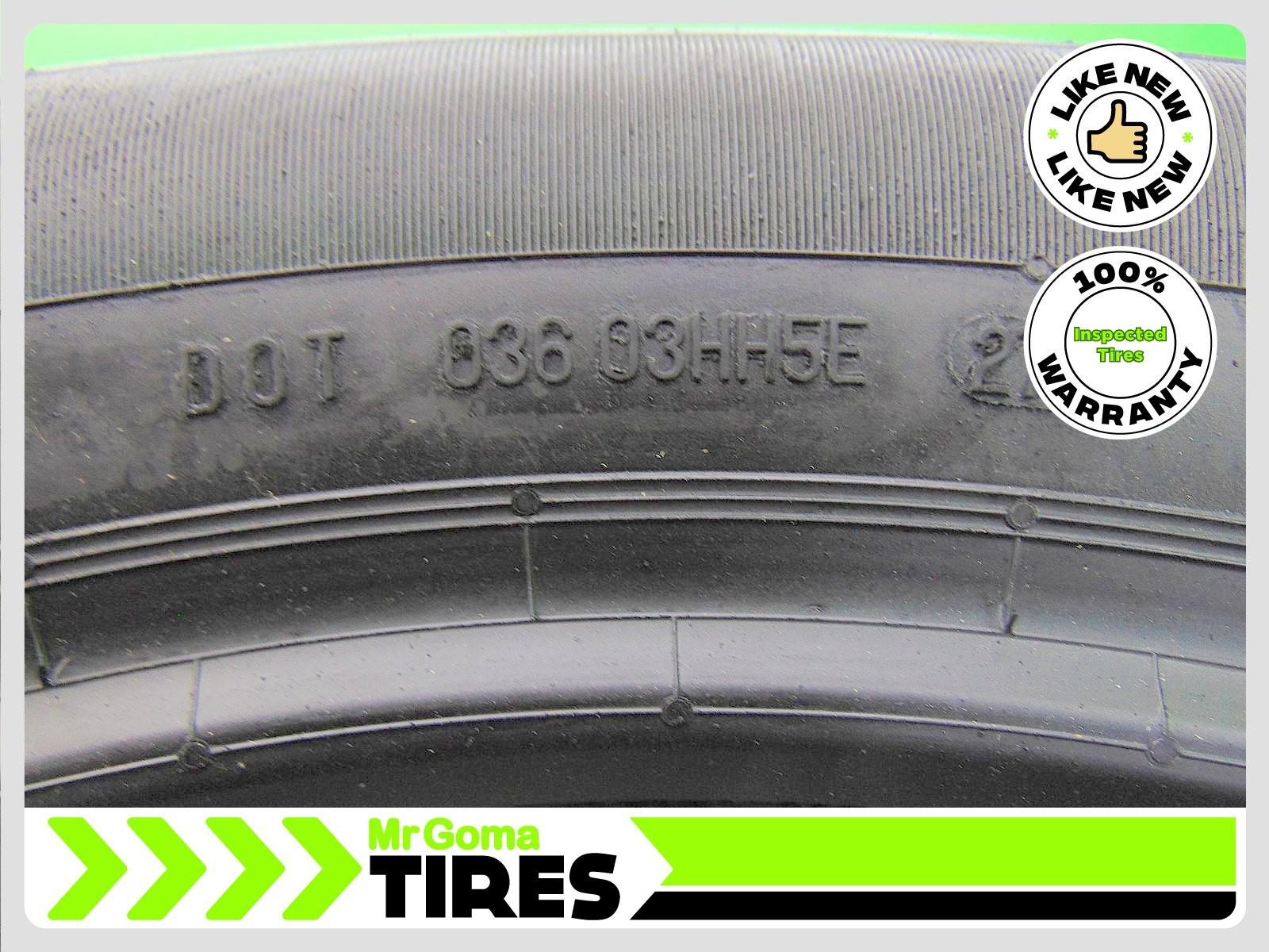 2 235/55R19 USED TIRES CONTINENTAL CROSSCONTACT LX SPORT 9.0/32 TREAD 101H