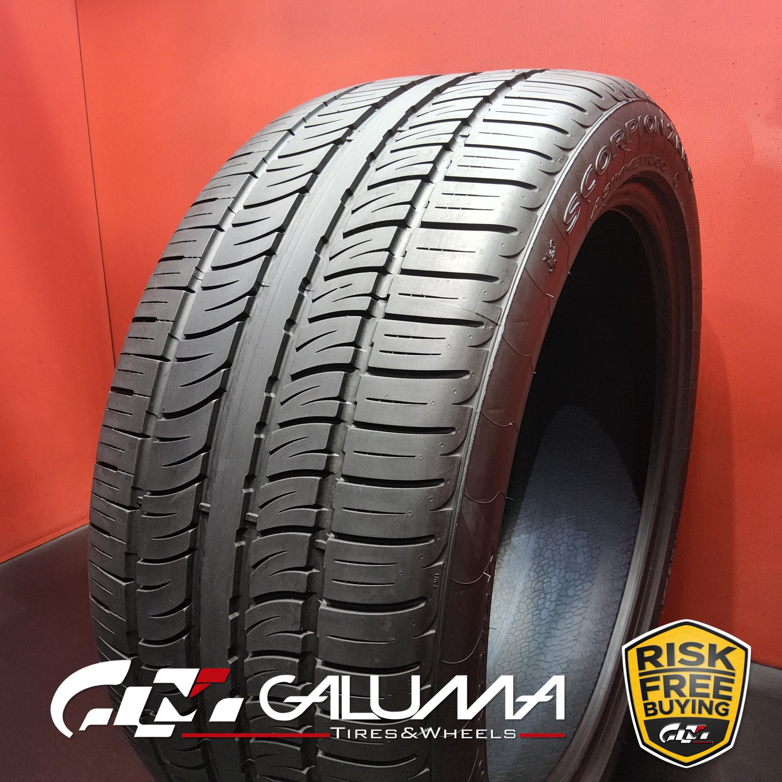 1 Tire LikeNEW Pirelli Scorpion Zero Asimmetrico MO1 295/40R22 No Repairs 95989