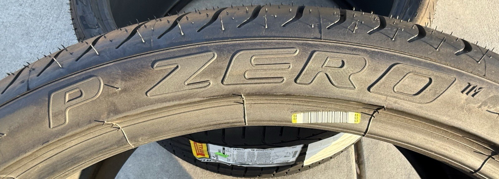 TWO BRAND NEW 335/25ZR22 105Y Pirelli P Zero Tires Like Michelin Pilot Sport 4S