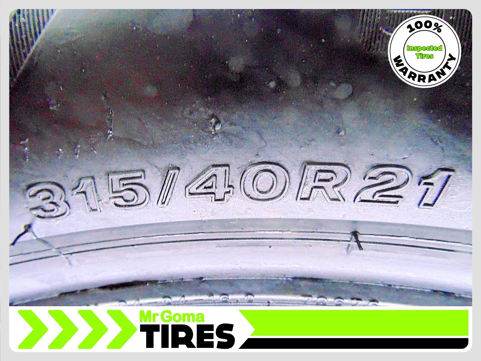 2 BRIDGESTONE ALENZA SPORT A/S E XL 315/40R21 USED 7.3/32 Tread 115V 3154021