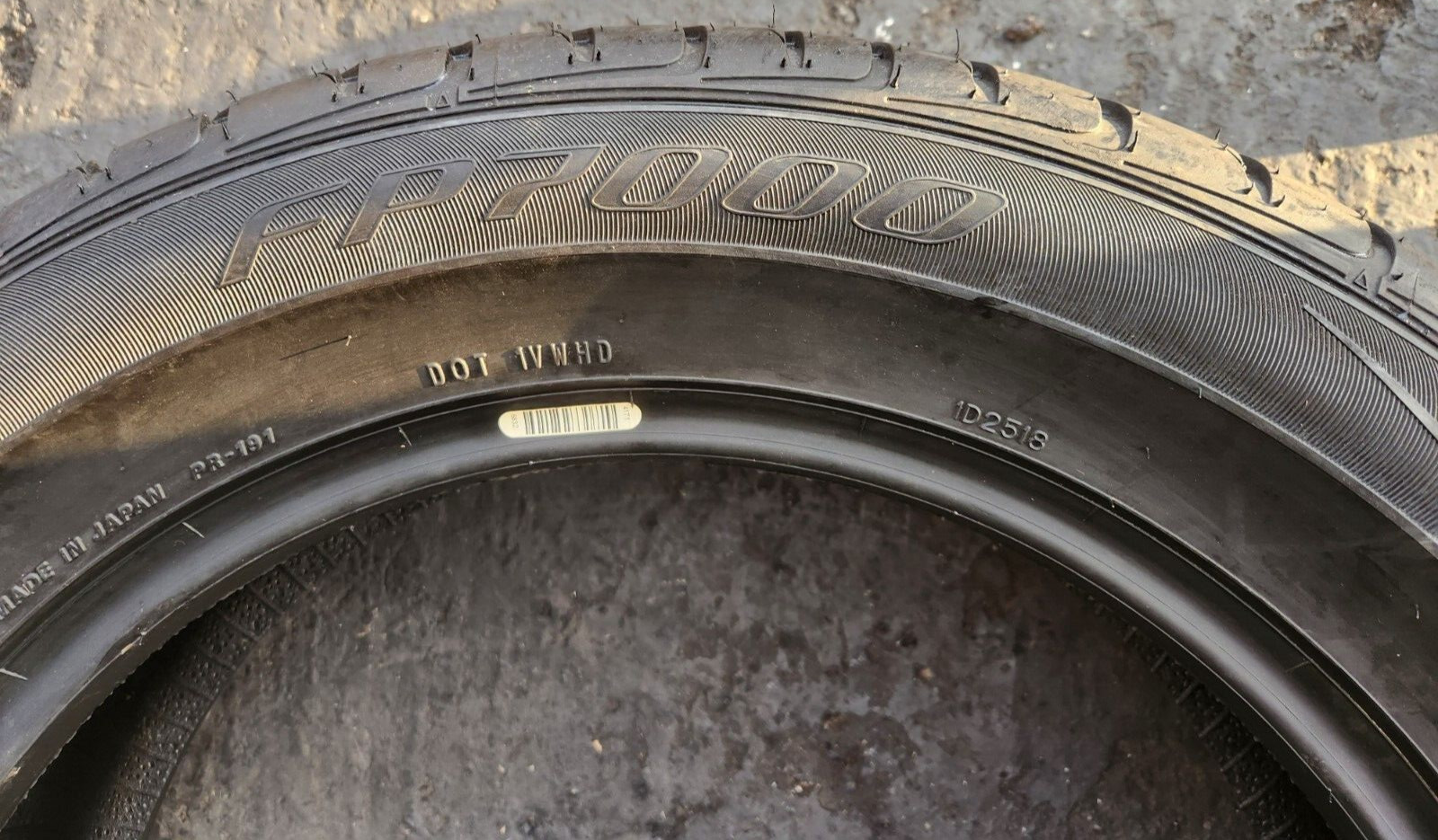 (1) OHTSU FP7000 265/60/18 100H TIRE BRAND NEW TAKE OFF