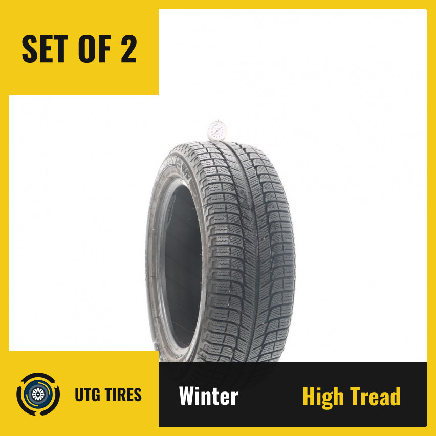 Set of (2) Used 205/55R16 Michelin X-Ice Xi3 94H – 8.5/32
