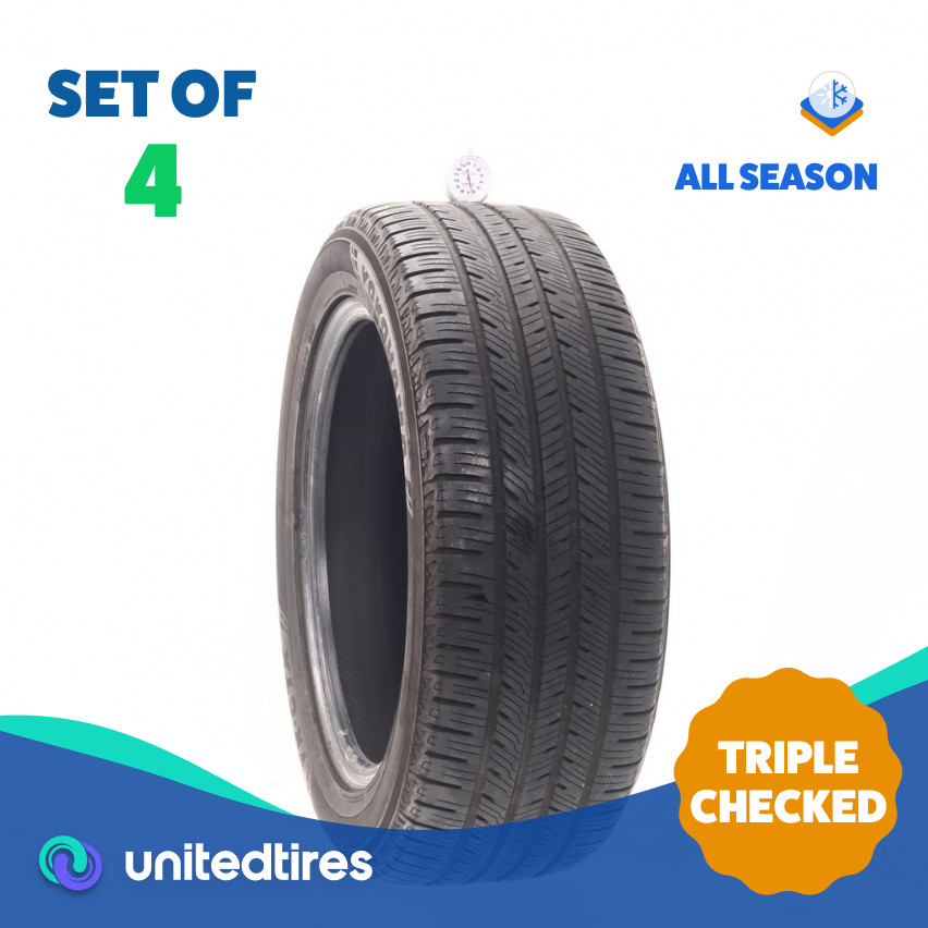 Set of (4) Used 235/55R18 Yokohama YK-CTX 100V – 6.5-8.5/32