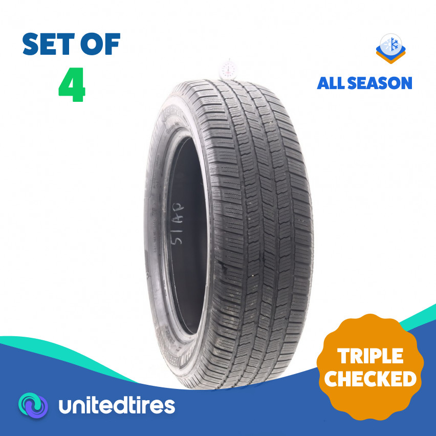 Set of (4) Used 245/60R20 Michelin Defender LTX M/S 107H – 7-7.5/32