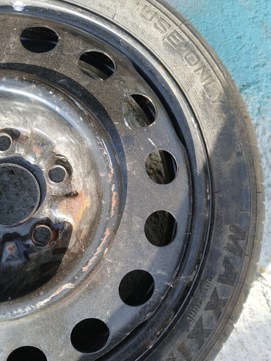 2010-2017 CHEVROLET EQUINOX TERRAIN MAXXIS SPARE DONUT TIRE 17X4.5T OEM 145/70