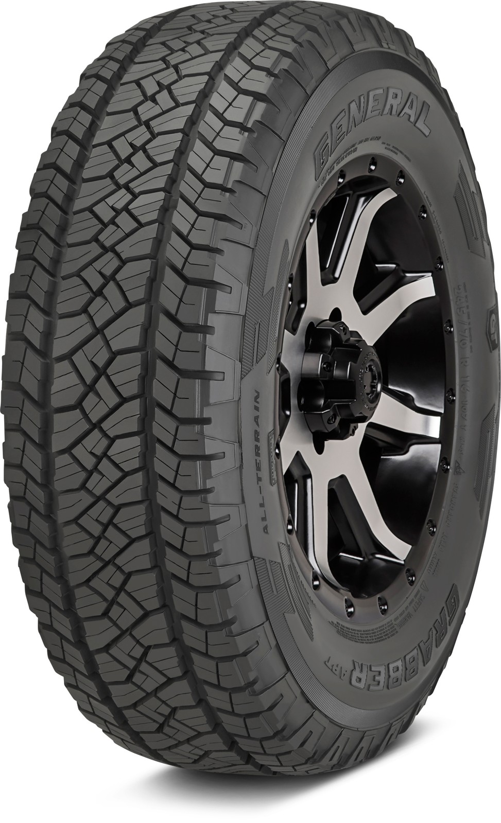 Set of 4 General Grabber APT LT235/80R17/10 10-Ply 120R Tires 2358017 235 80 17