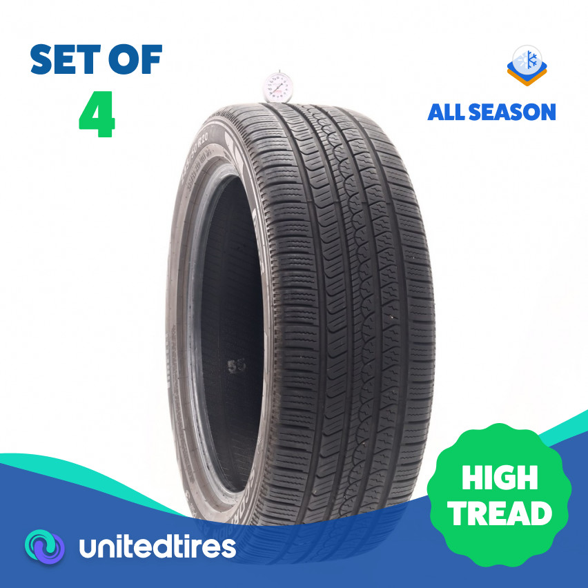 Set of (4) Used 245/50R20 Pirelli Scorpion AS Plus 3 102V – 8.5-9.5/32