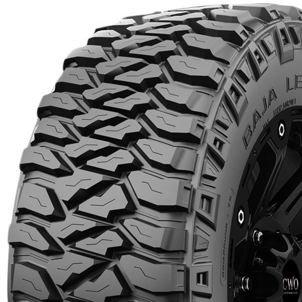 (QTY 5) 40×14.50R20 Mickey Thompson Baja Legend MTZ 128Q LRD Black Wall Tires