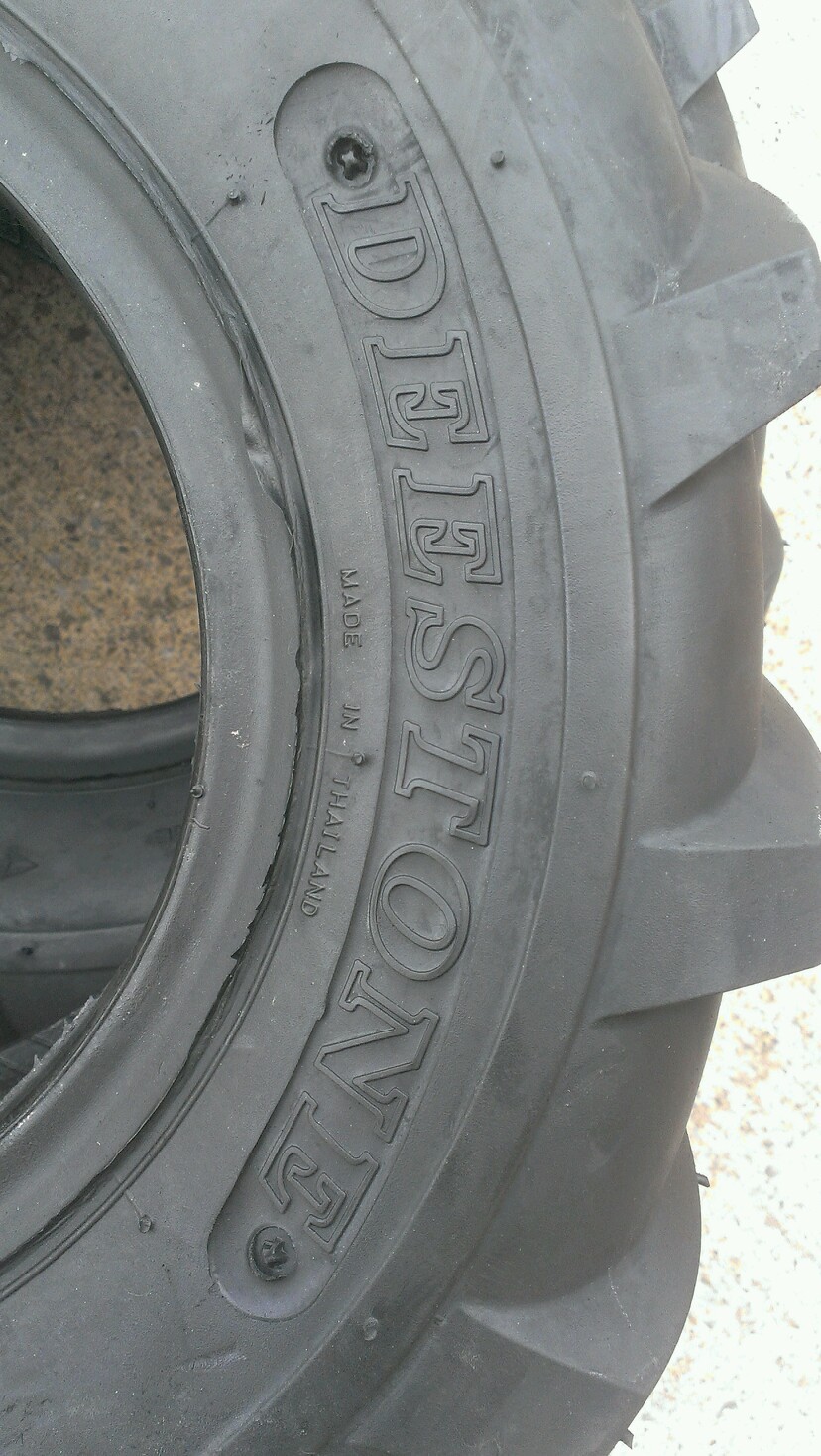 2 – 16X6.50-8 4P Deestone Super Lug Tires AND Tubes AG 16×6.5-8 FREE SHIPPING