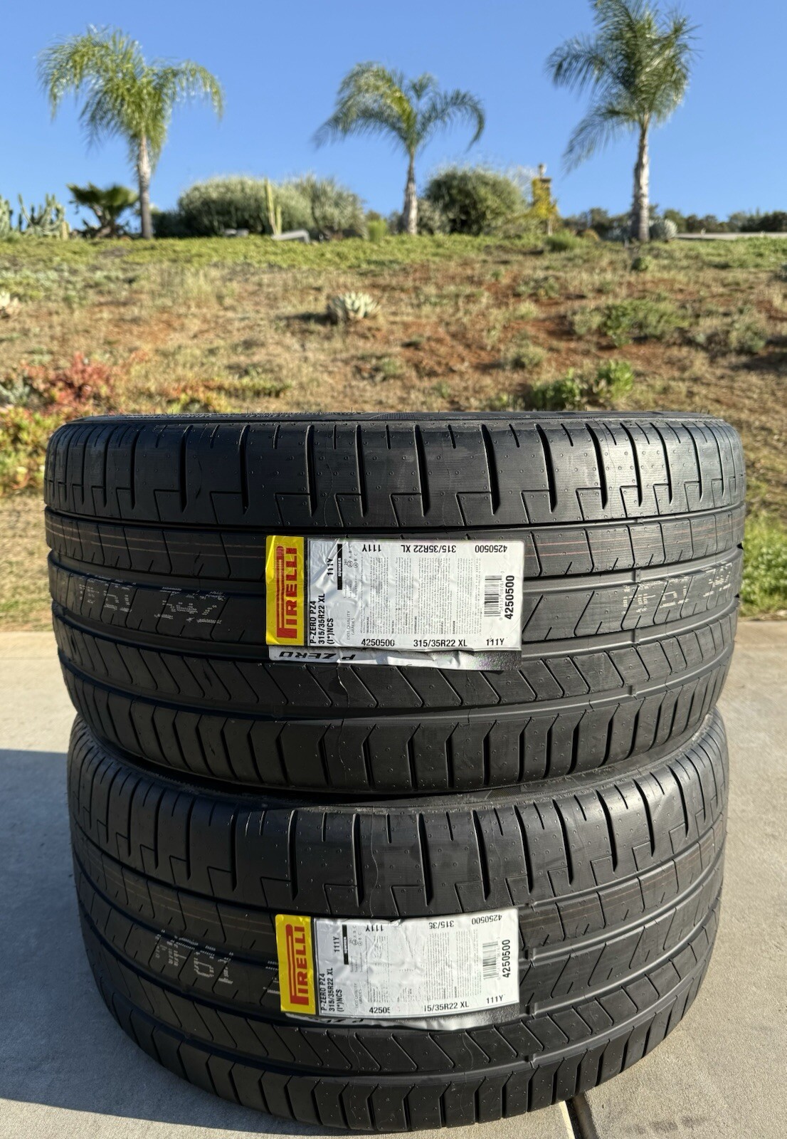 TWO BRAND NEW 315/35R22 111Y Pirelli P Zero PZ4 PNCS Foam BMW XM Hybrid Tires