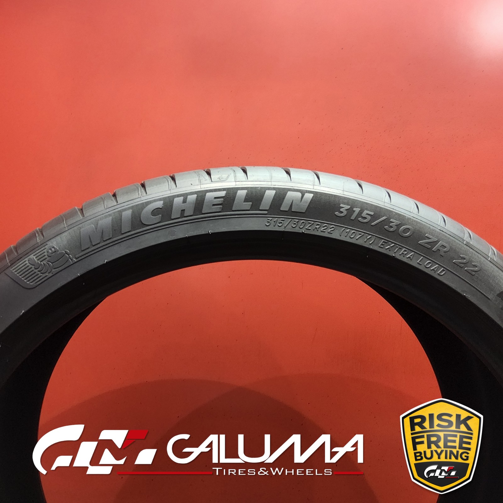 1 Tire LikeNEW Michelin Pilot Sport 4S ★ XL 315/30ZR22 107Y No Repairs #95732