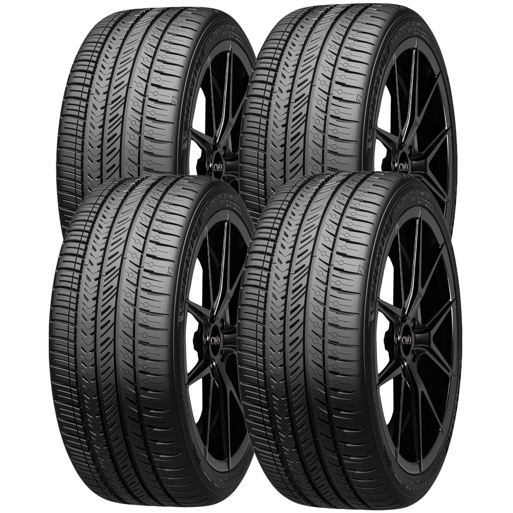 (QTY 4) 235/40ZR20 Michelin Pilot Sport A/S 4 96Y XL Black Wall Tires