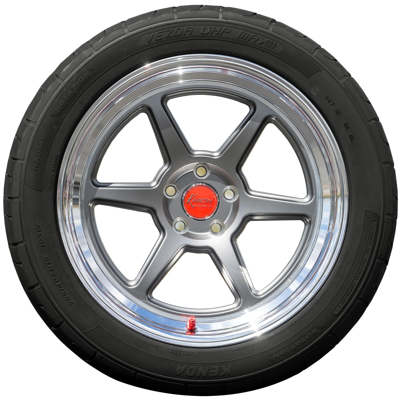 (QTY 4) 275/35ZR18 Kenda Vezda UHP KR20A 95W SL Black Wall Tires