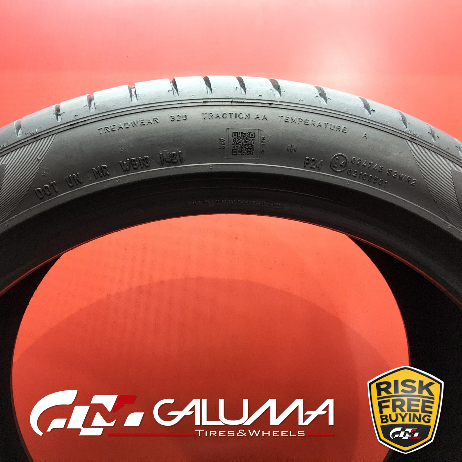 Set of 2 Tires LikeNEW Pirelli P Zero PZ4 Run Flat R21 315/35/21 3153521 #87172
