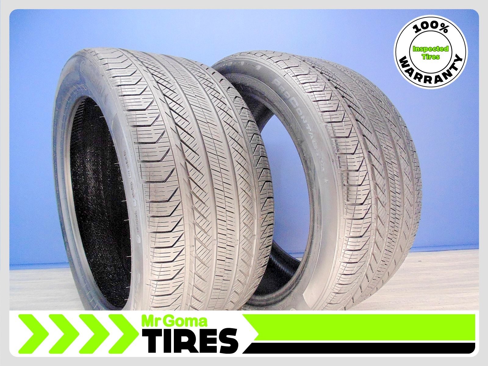 2 CONTINENTAL PROCONTACT GX XL 285/40R20 USED TIRES 7.3/32 TREAD 108H 2854020