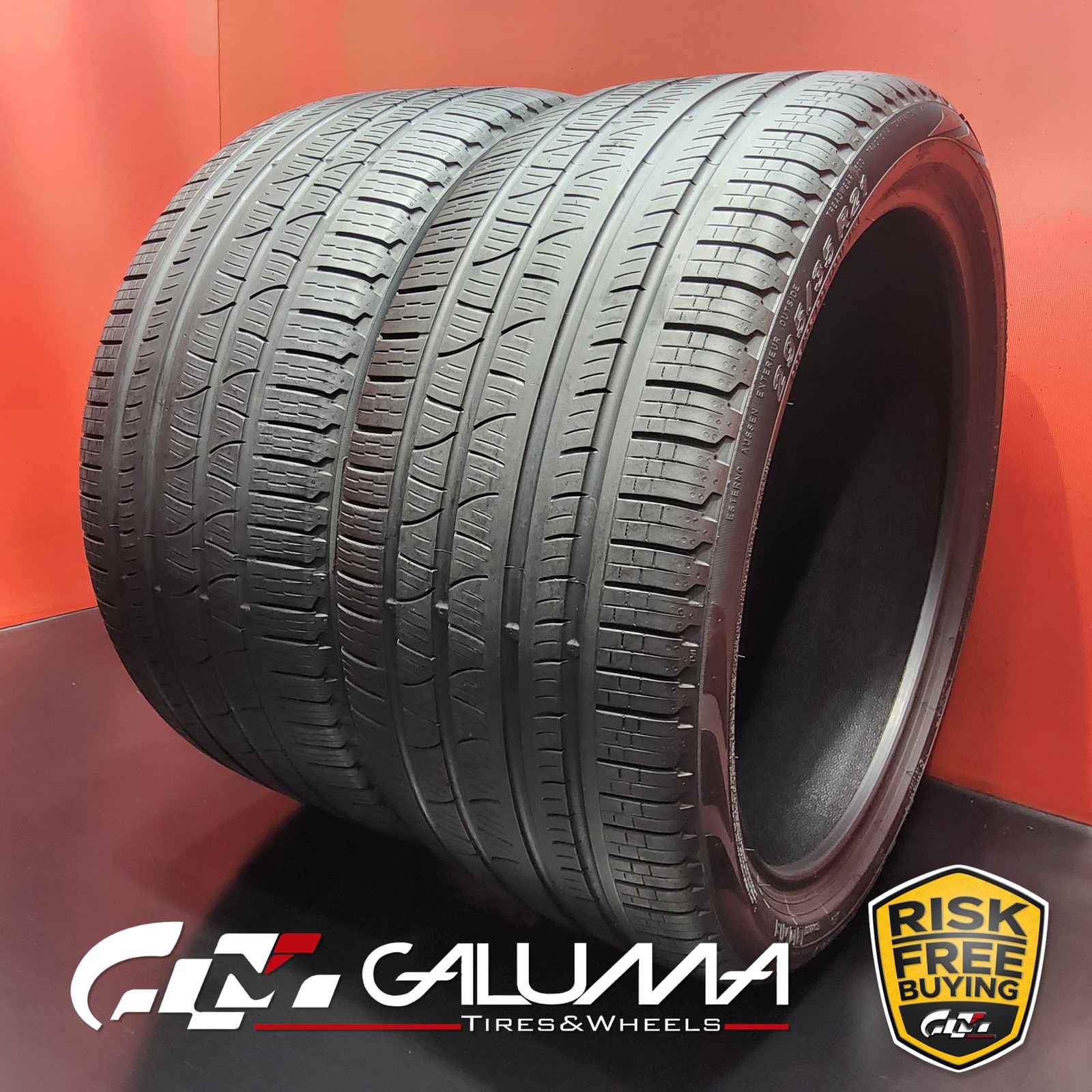 Set of 2 Tires Pirelli Scorpion Verde All season NE0 295/35R21 295/35/21 #95530