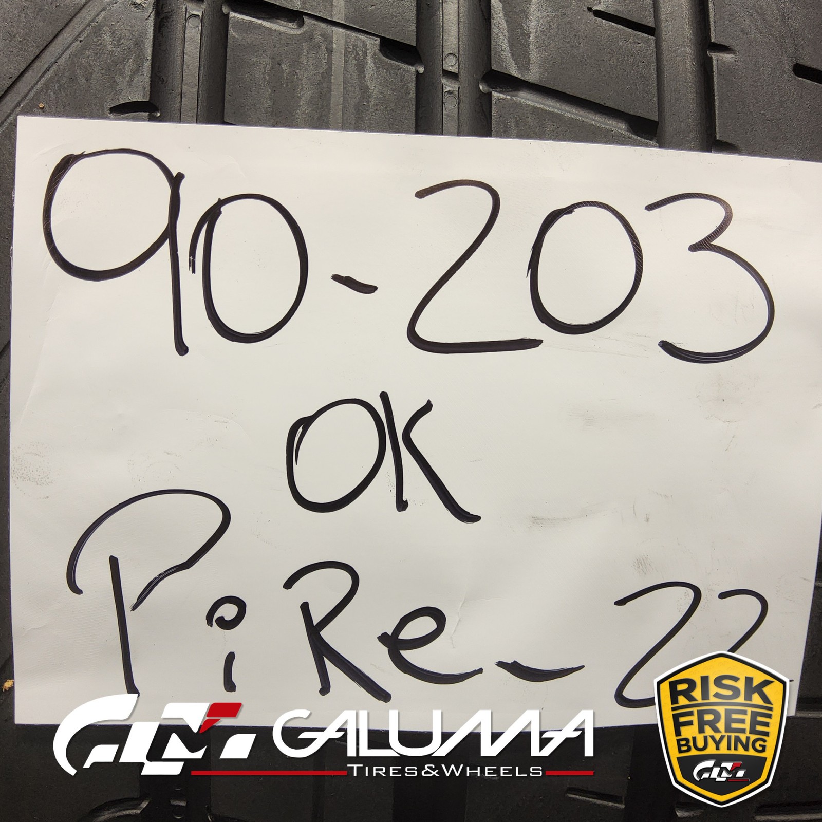 Set of 2 Tires Pirelli P Zero XL 315/30ZR22 315/30/22 3153022 No Repairs #90203