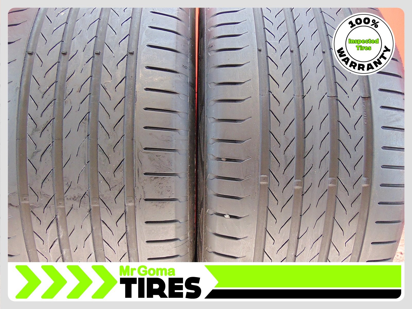 2 CONTINENTAL ECOCONTACT 6 Q MO XL 285/40R20 USED TIRES 6.8/32 TREAD 2854020