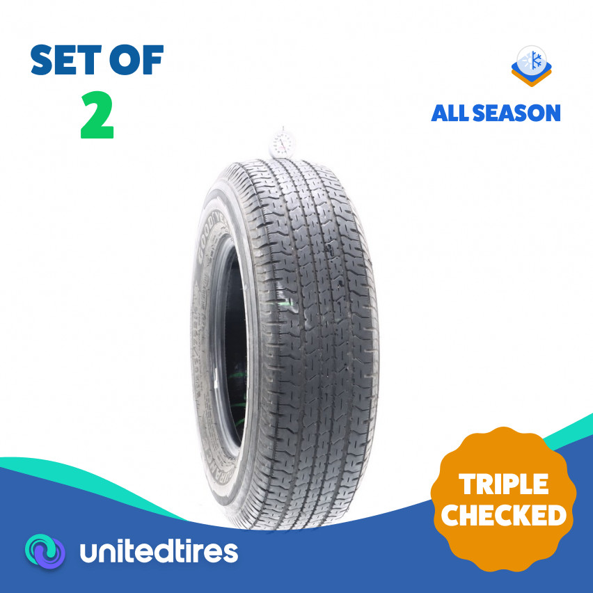 Set of (2) Used ST 205/75R14 Goodyear Endurance 105/101N – 6/32