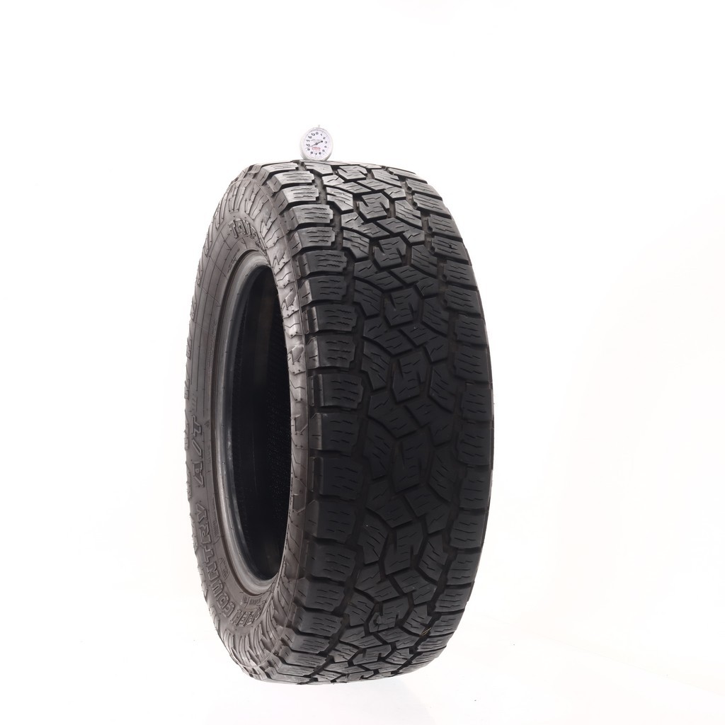 Set of (4) Used 265/60R18 Toyo Open Country A/T III 110T – 9.5-11/32