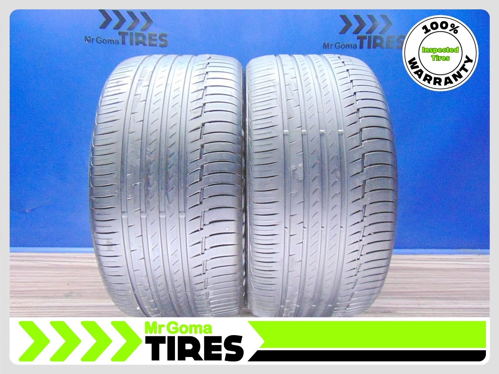2 CONTINENTAL PREMIUMCONTACT RFT XL 315/35R21 USED TIRES 2024 DOT BMWX5 Run flat
