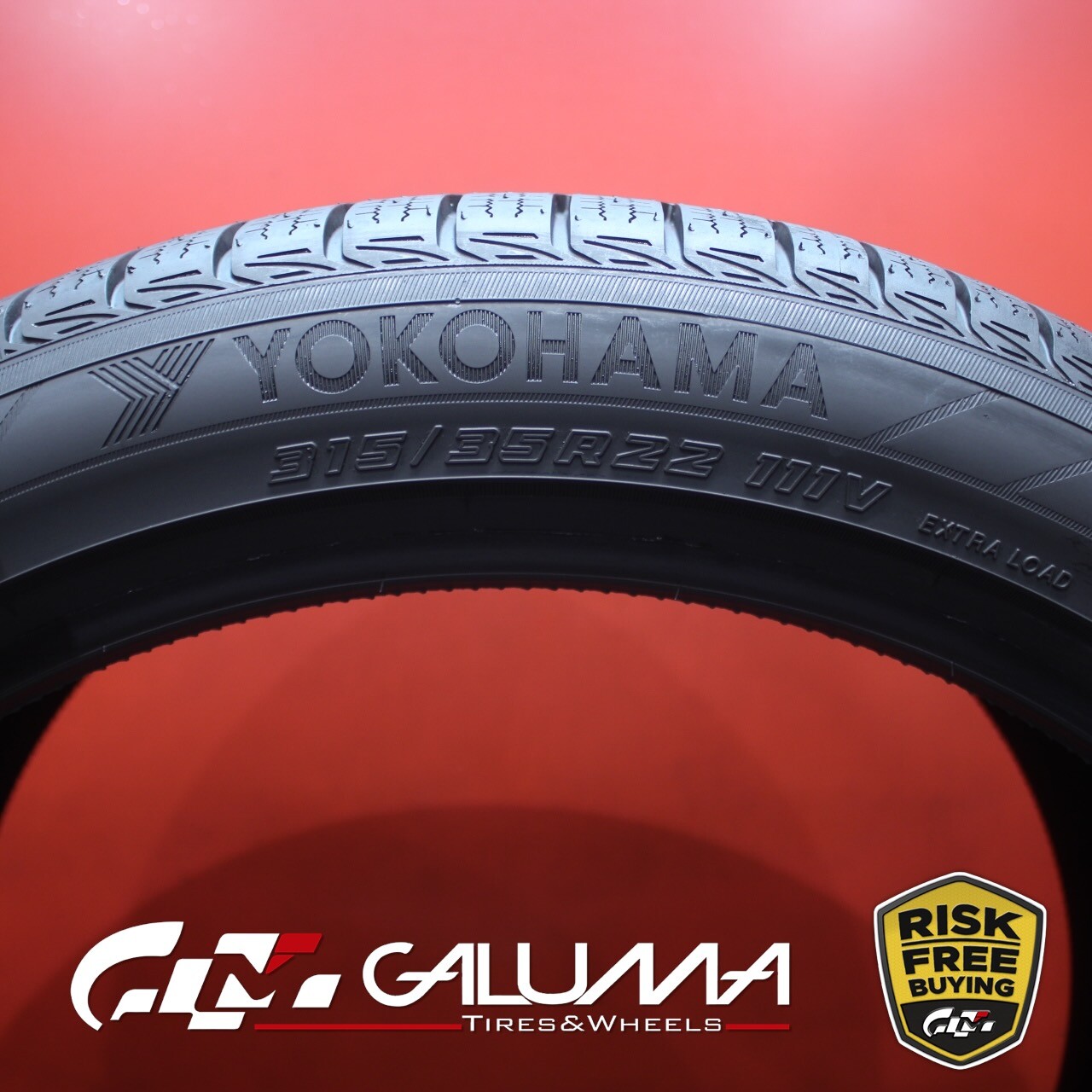 1 (One) Tire LikeNEW Yokohama Advan V35 315/35R22 315/35/22 3153522 111V #81539