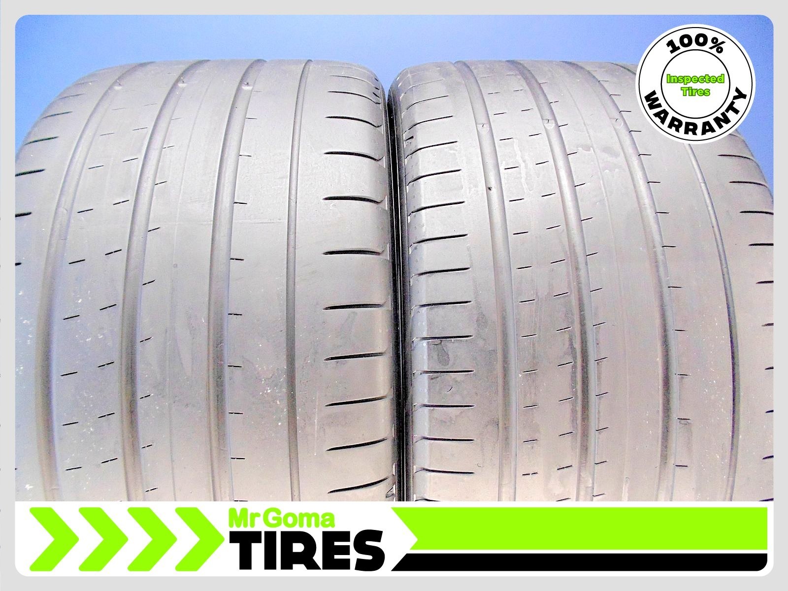2 YOKOHAMA ADVAN SPORT V107 XL 315/30R23 USED TIRES 6.4/32 TRAED BMW X7 3153023