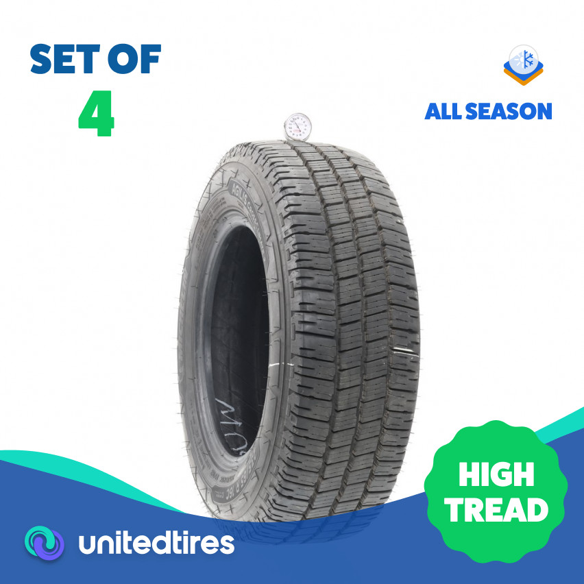 Set of (4) Used 235/65R16C Michelin Agilis CrossClimate 2 121/119R – 12.5-14/32