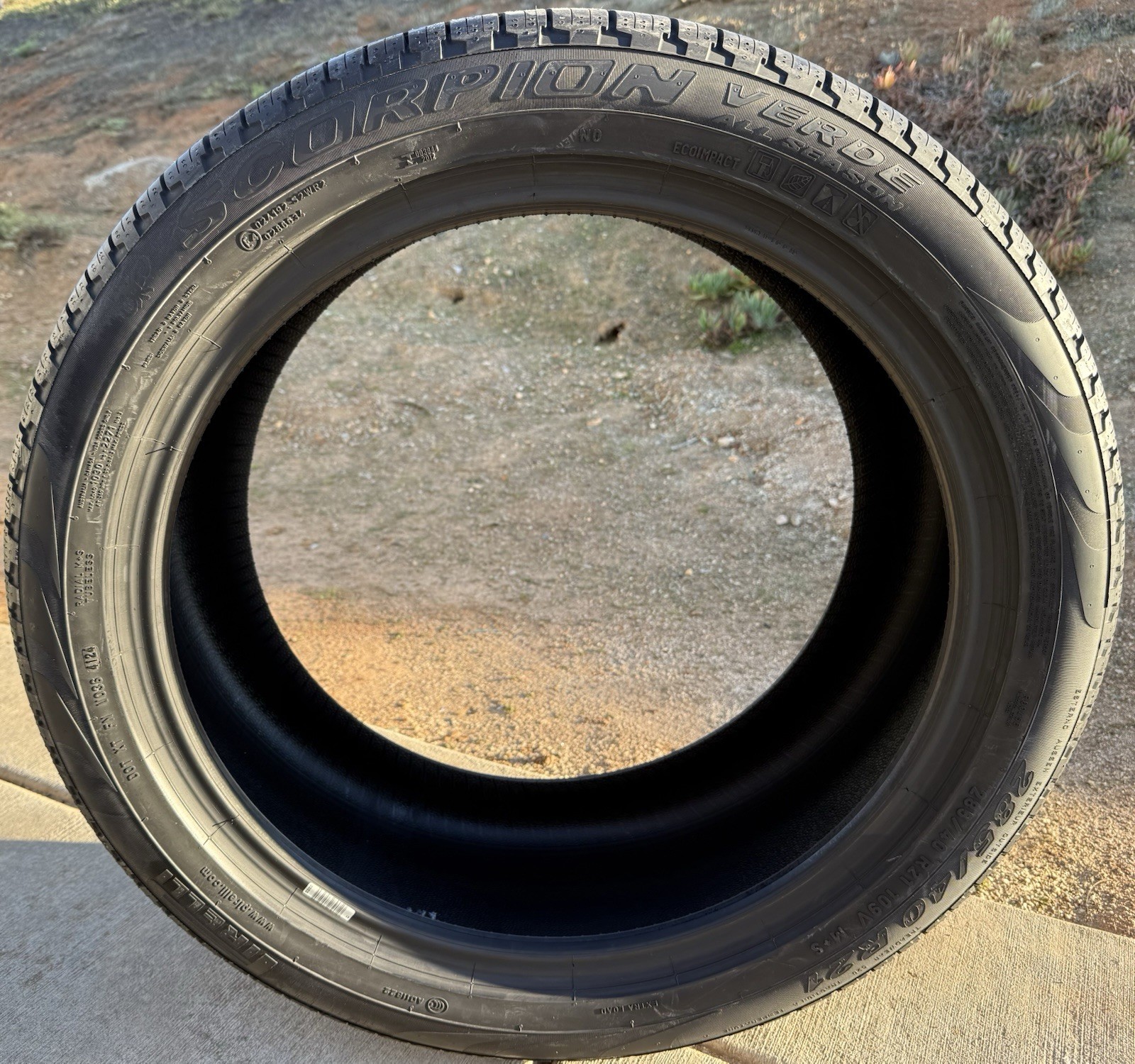 TWO BRAND NEW 285/40R21 109V Pirelli Scorpion Verde All Season A/S Porsche Tires