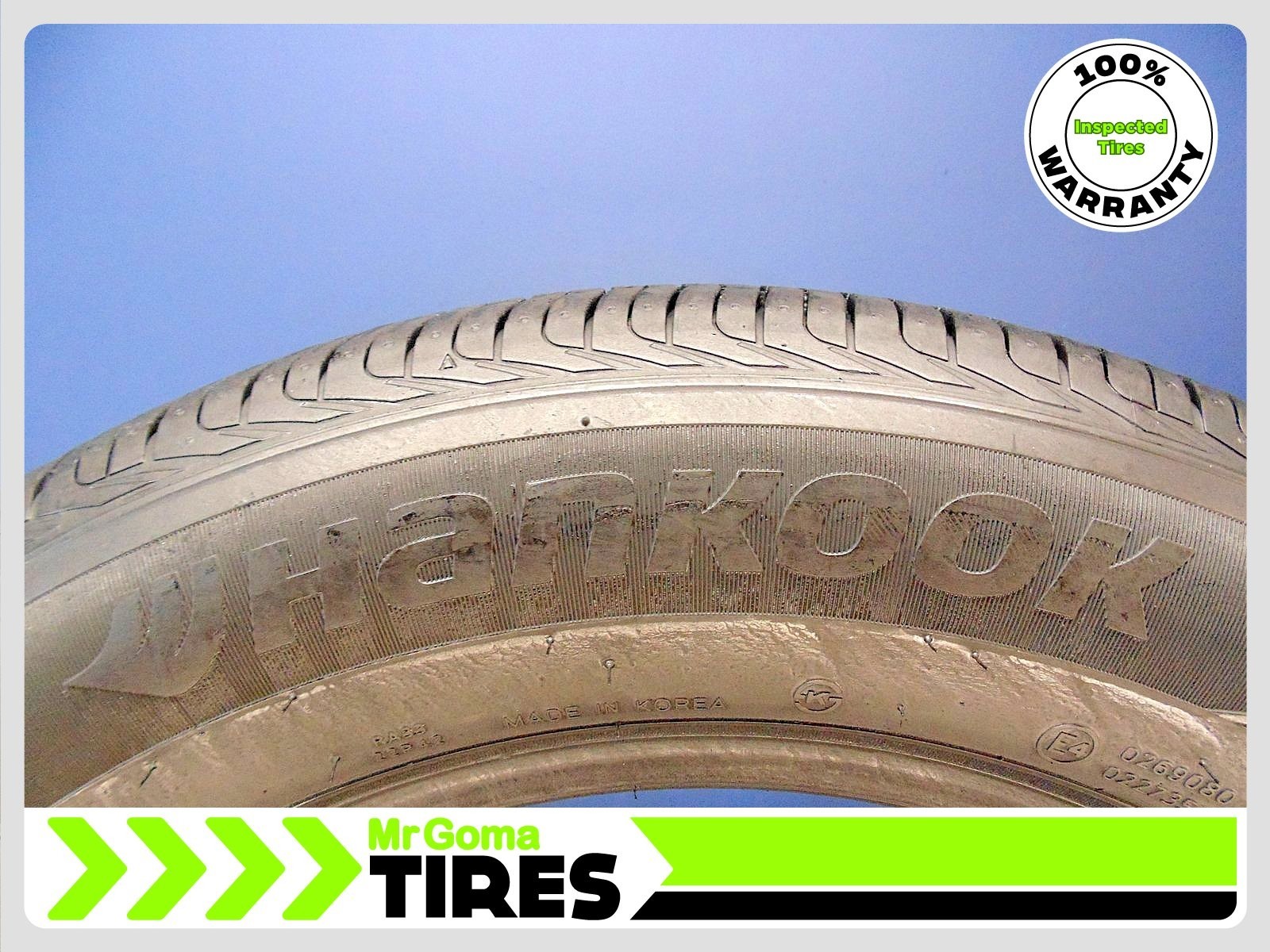 2 HANKOOK DYNAPRO HP2 KONTROL 225/60R17 USED TIRES 7.3/32 TREAD 99H 2256017
