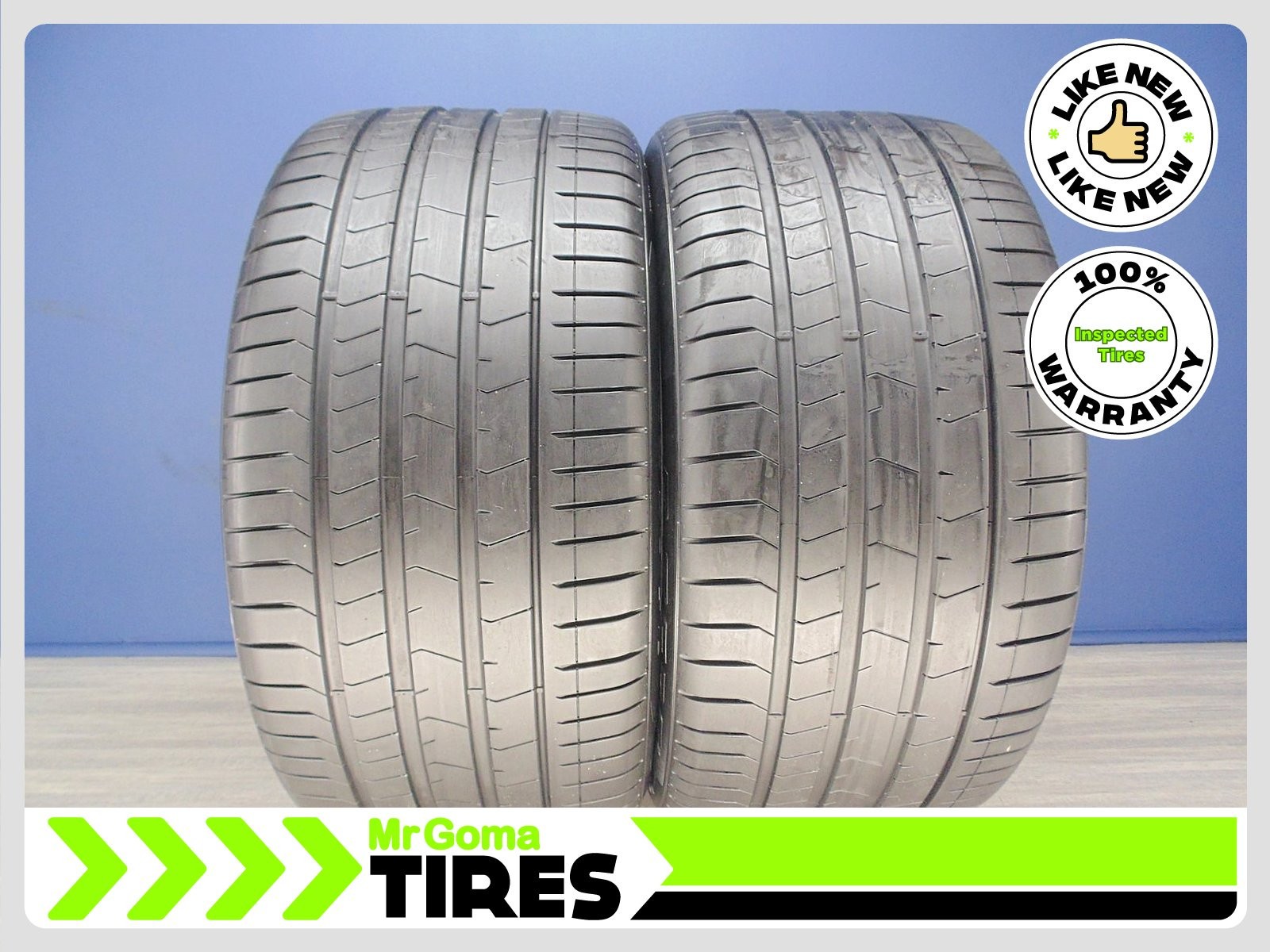 2 PIRELLI P ZERO PZ4 RSC RFT XL 315/35R21 USED TIRES 8/23 TREAD PZERO 3153521