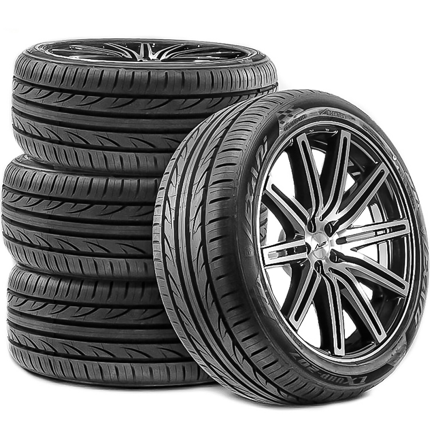 4 Tires Lexani LXUHP-207 235/40ZR18 235/40R18 95W XL A/S High Performance