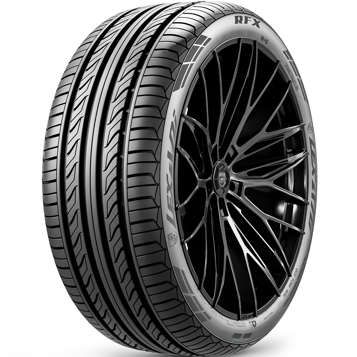 4 Tires Lexani RFX 225/50R17 94V AS A/S Performance Run Flat
