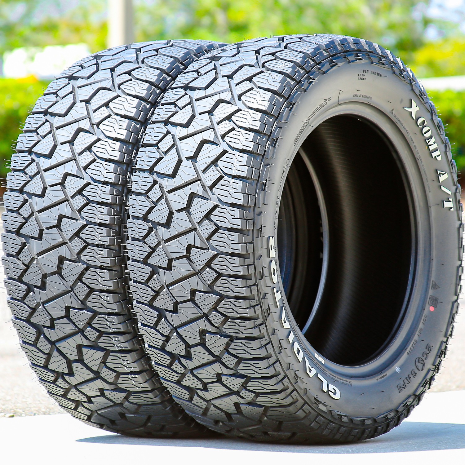 Tire Gladiator X-Comp A/T LT 285/70R17 Load E 10 Ply (RWL) AT All Terrain
