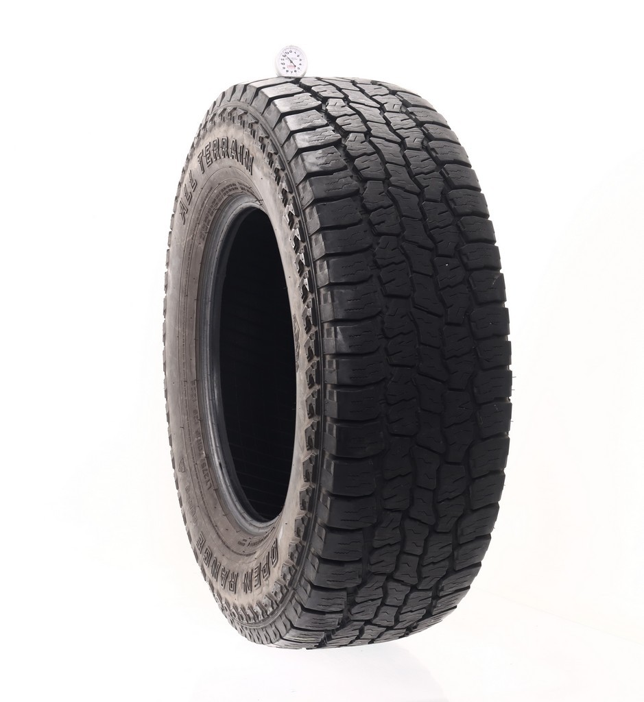Set of (4) Used LT 275/70R18 Mazama Open Range A/T SQM-3 125/122S – 12-13.5/32