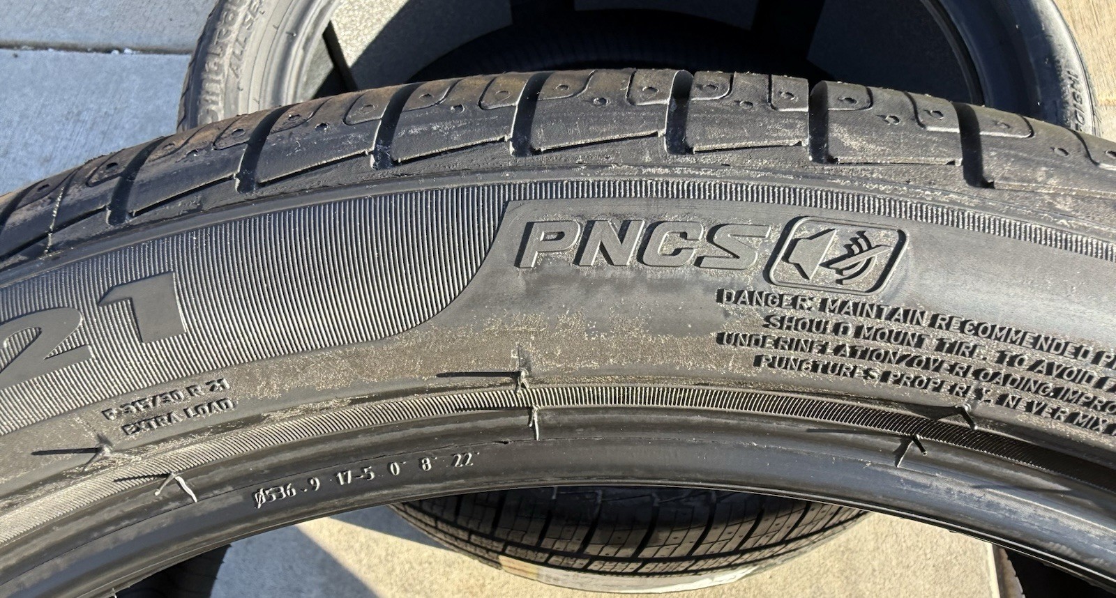 TWO BRAND NEW 315/30R21 105V Pirelli Cinturato P7 A/S All Season Foam PNCS Tires