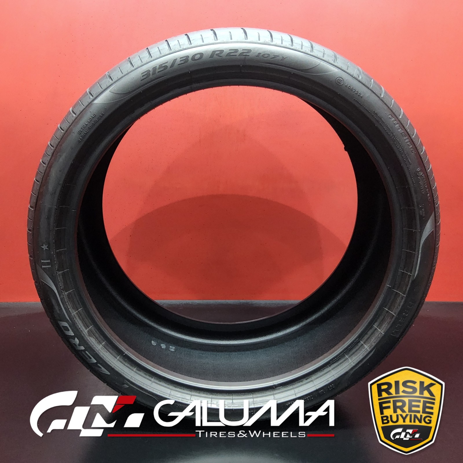 1 (One) Tire LikeNEW Pirelli P Zero PZ4 315/30R22 315/30/22 3153022 XL #88930