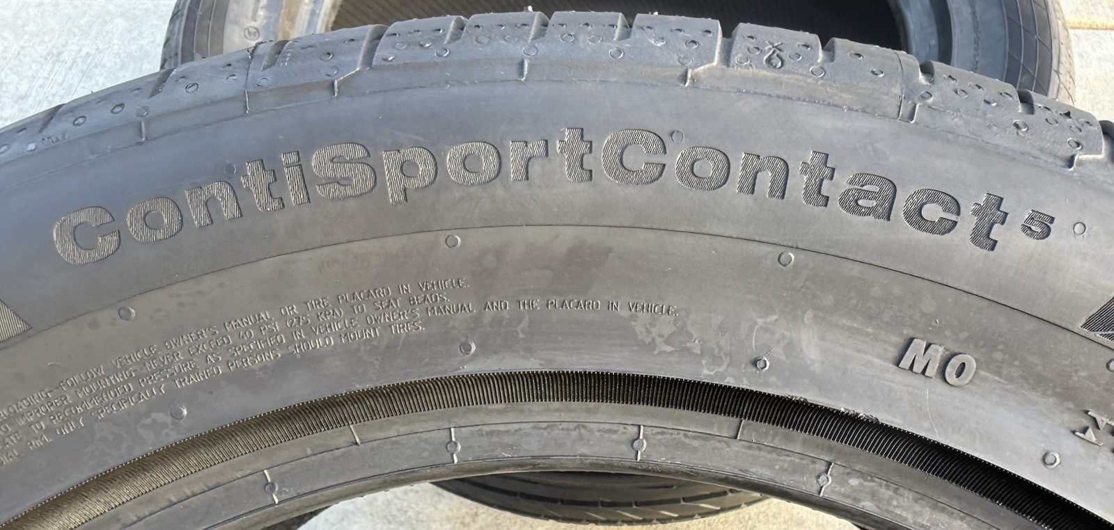 Set of TWO BRAND NEW 275/45R18 103W Continental ContiSportContact 5 Tires