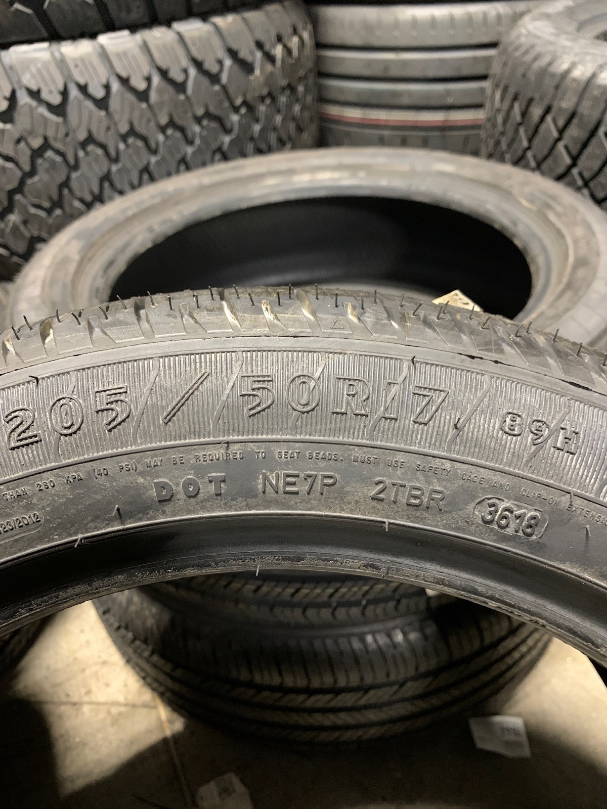 2 New 205 50 17 Goodyear Eagle LS-2 ROF All Season Run Flat Tires