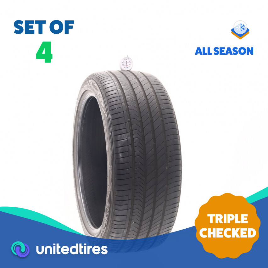 Set of (4) Used 245/40ZR19 Kumho Majesty 9 Solus TA91 98W – 7-8.5/32