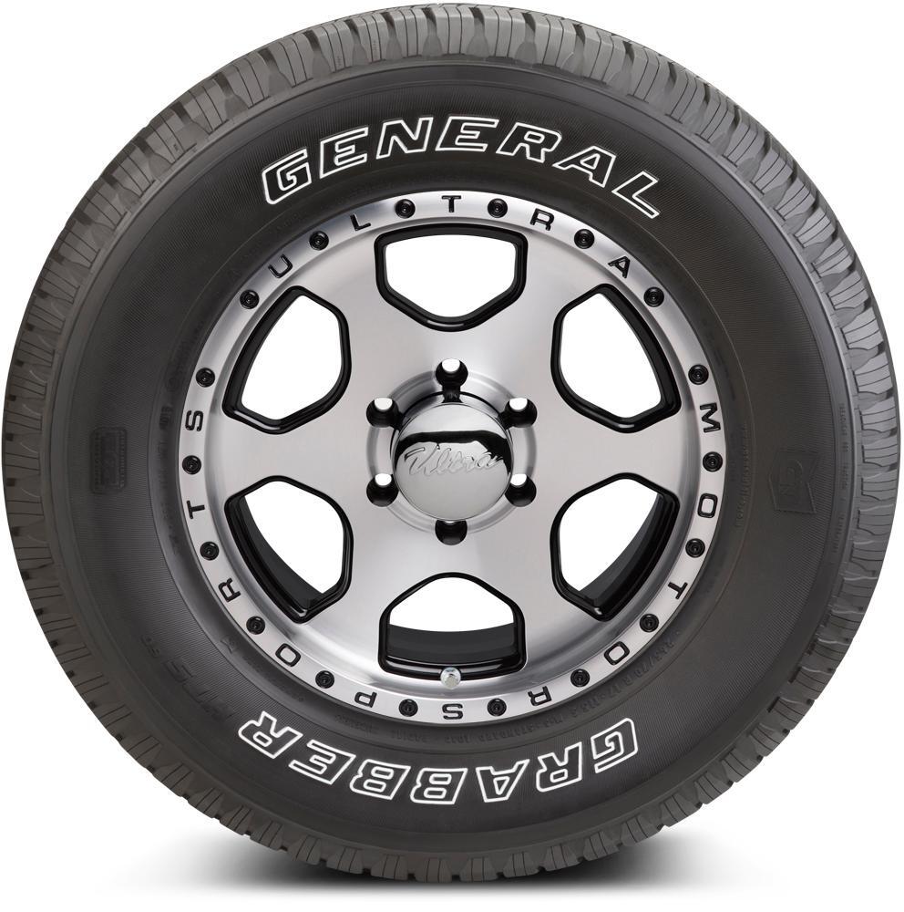 1 General Grabber HTS60 LT245/75R17/10 10-Ply 121S Tire 2457517 245 75 17