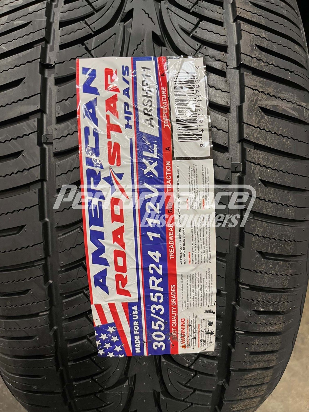1 New American Roadstar HP A/S Tire 305/35R24 112V SL BSW 305 35 24 3053524