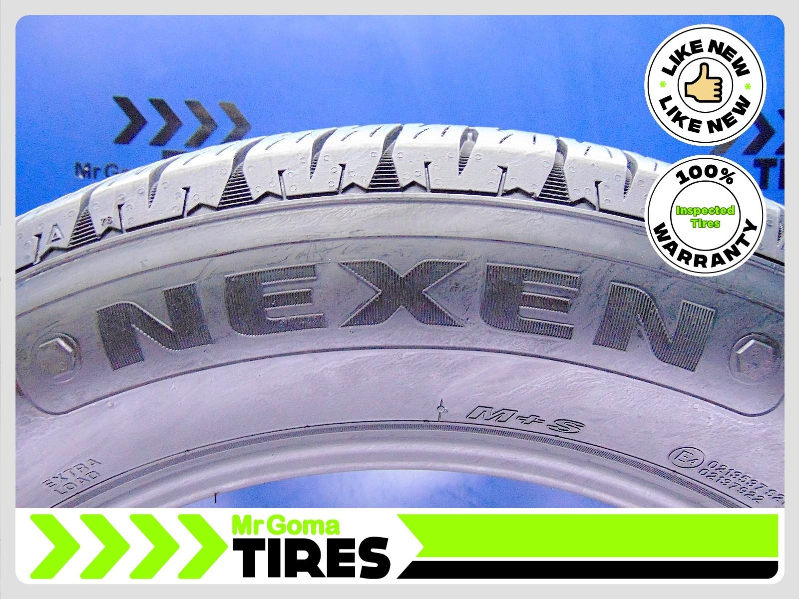4 NEXEN ROADIAN HTX2 A/W 255/60R20 9.6/32 LIFE USED TIRES 2023 DOT 2556020