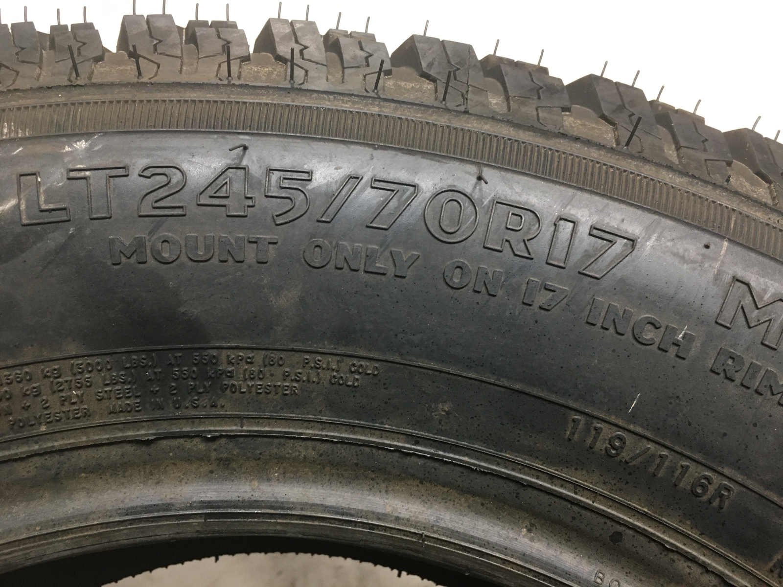 Hercules Terra Trac A/T Load E OWL 2011 DOT LT245/70R17 245 70 17 New Tire