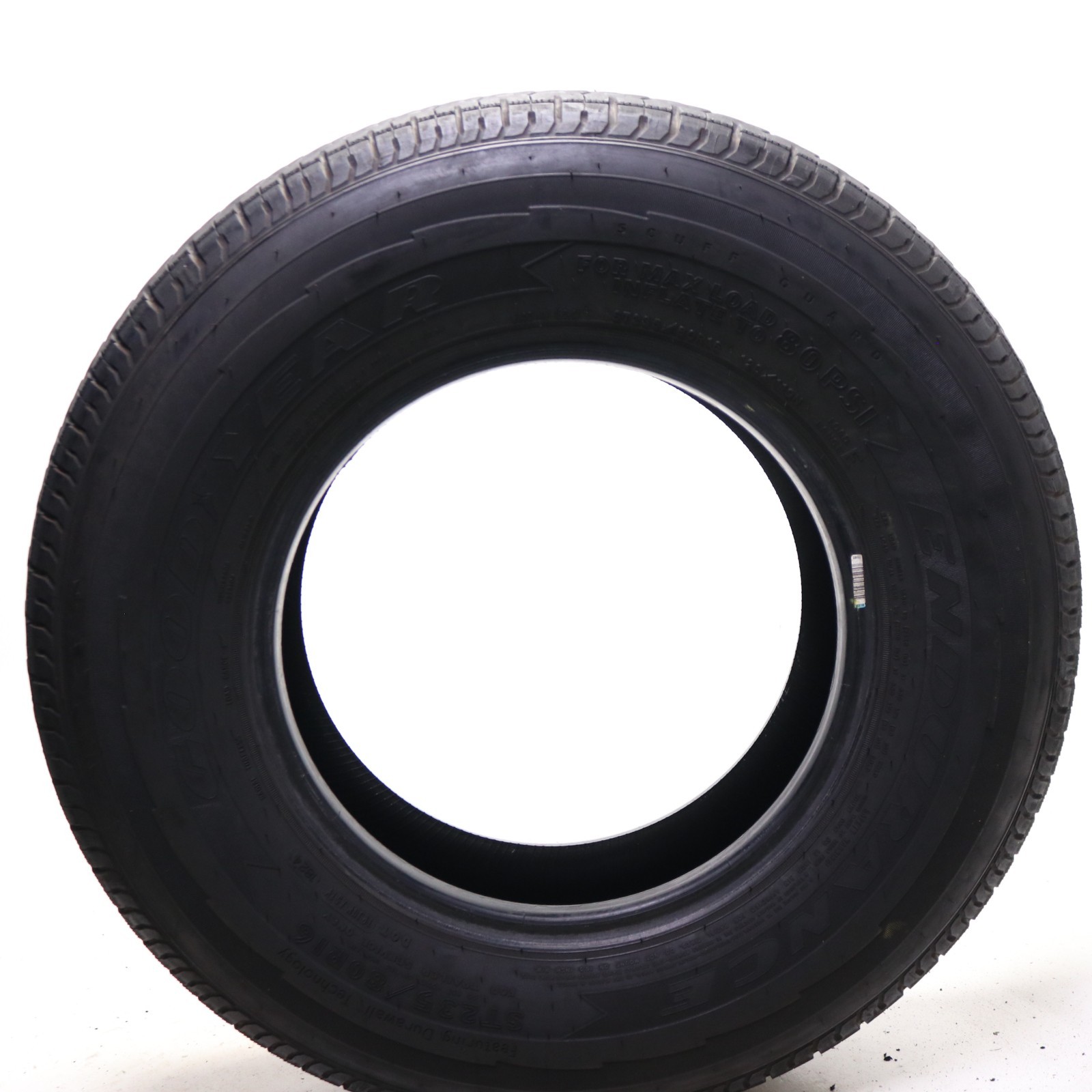 Set of 2 Used ST 235/80R16 Goodyear Endurance – 123/119N – 5.5-6/32