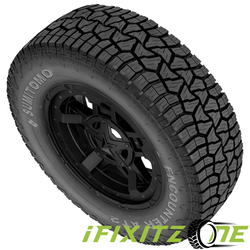 2 Sumitomo Encounter AT2 265/50R20 111T All Terrain 3PMSF 660AB 65K Mileage Tire