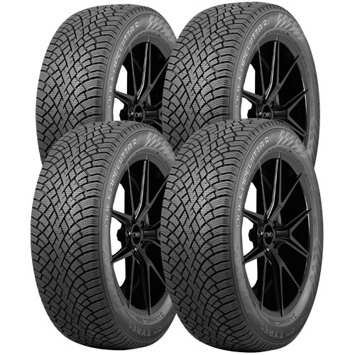(QTY 4) 245/40R20 Nokian Hakkapeliitta R5 99T XL Black Wall Tires