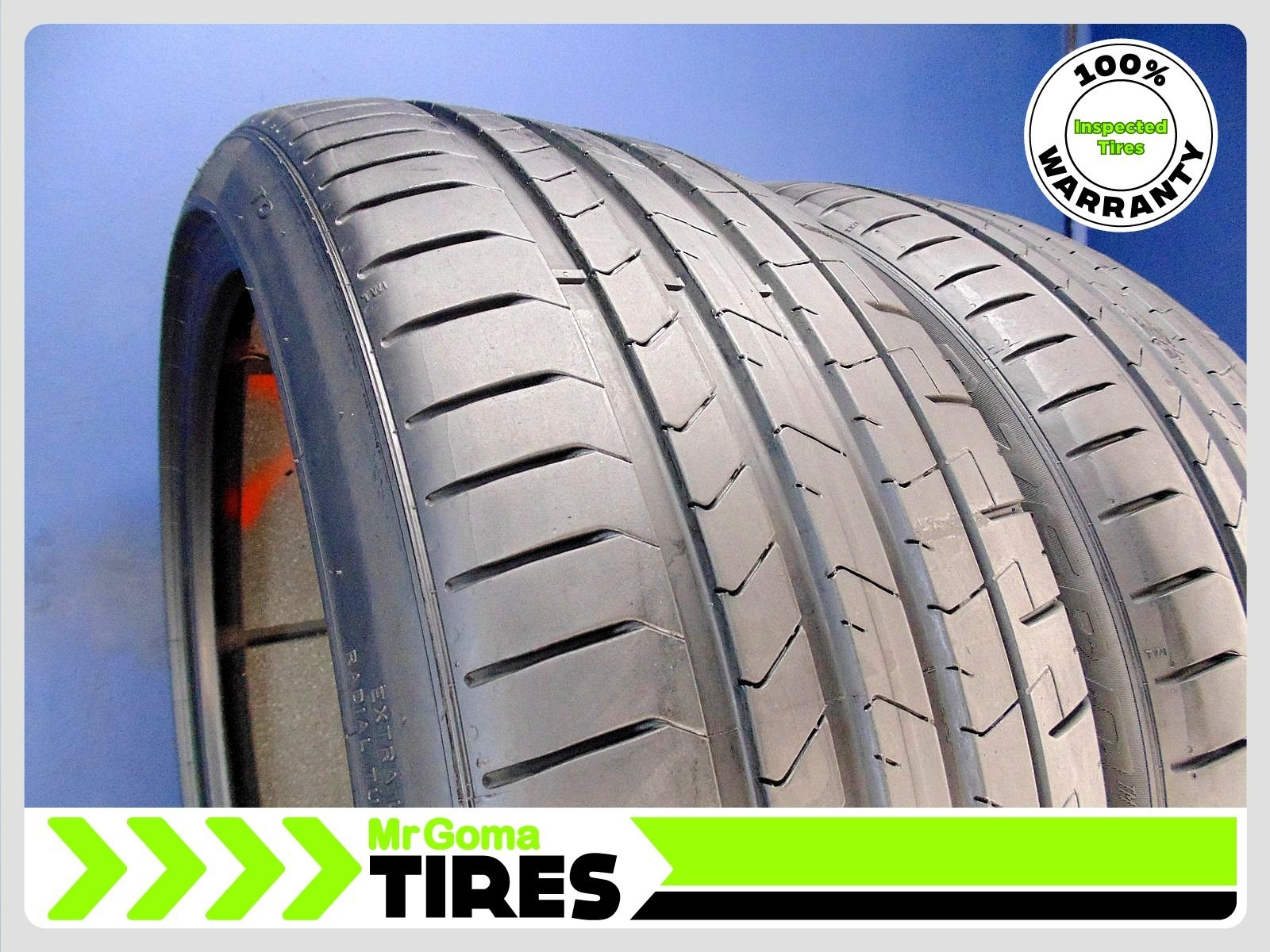 2 PIRELLI P ZERO TM PZ4 TO PNCS XL 235/35R20 USED TIRES 7.6/32 TREAD 2353520